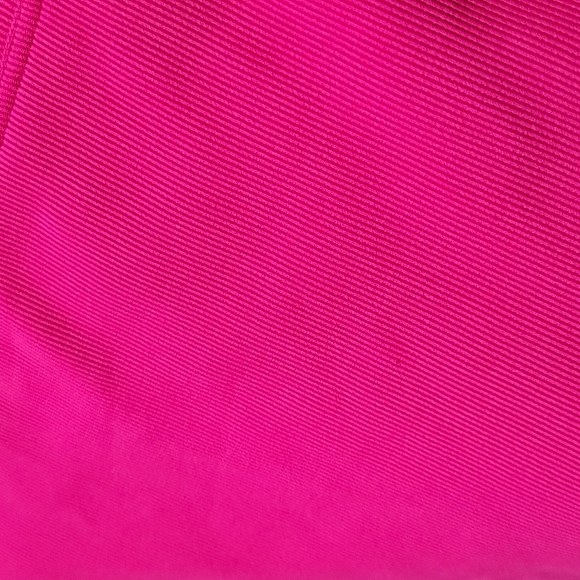 LANDS END BRIGHT NEON PINK BARBIECORE ACTIVEWEAR MINI SKIRT SET SZ 12 TOP SZ 8 - Picture 8 of 13
